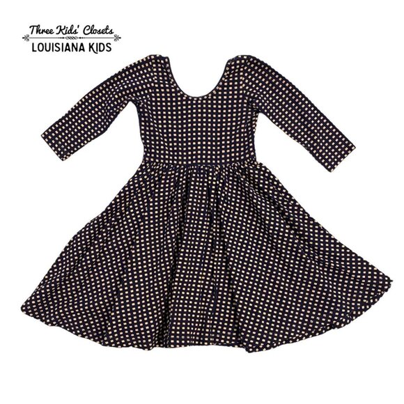 Alice + Ames Sz 4 Navy Square Ballet Dress - Picture 1 of 5